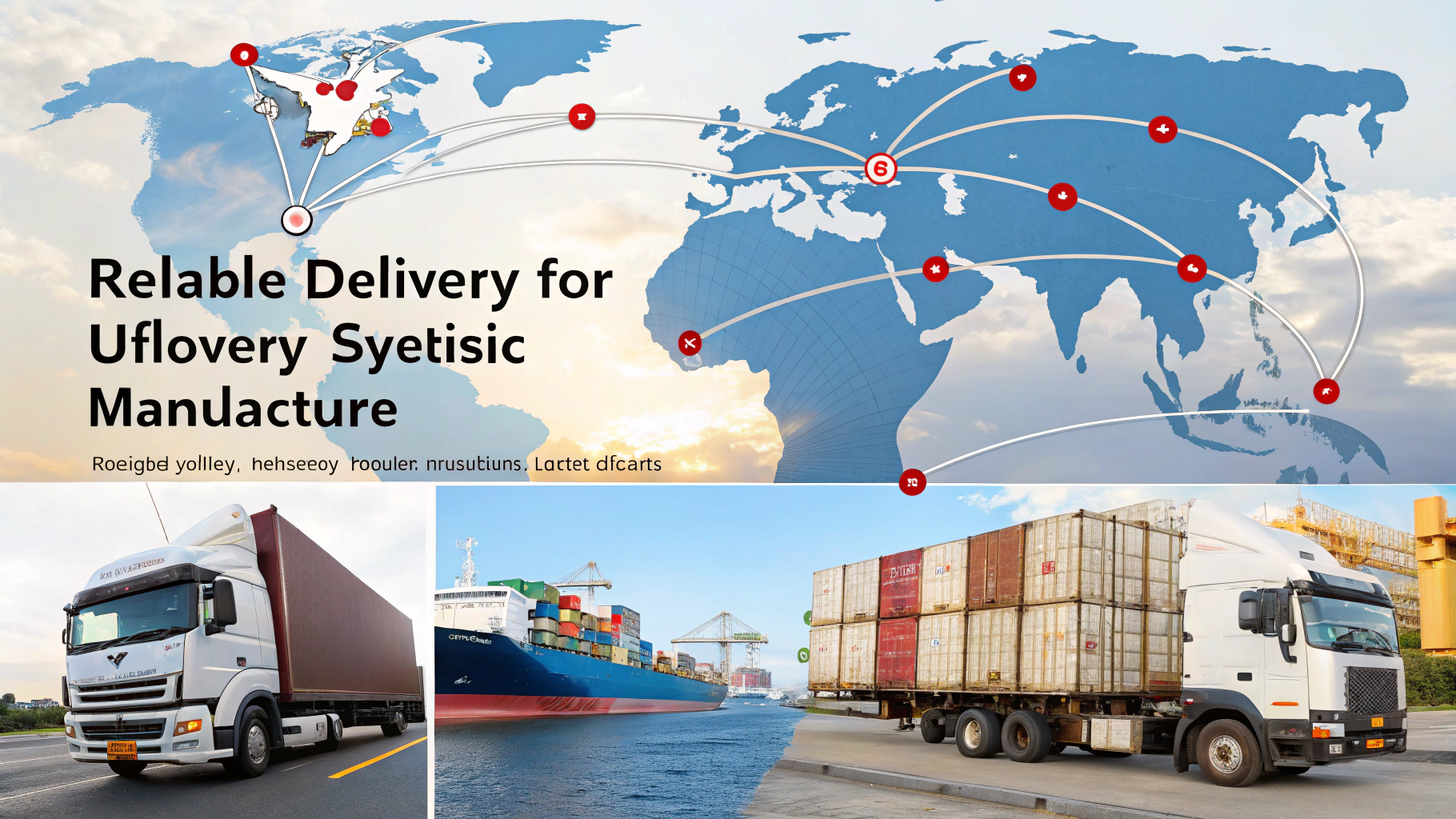 Reliable delivery logistics for upholstery furniture manufacturing