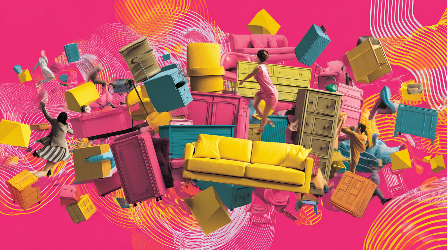 modern furniture market challenges infographic