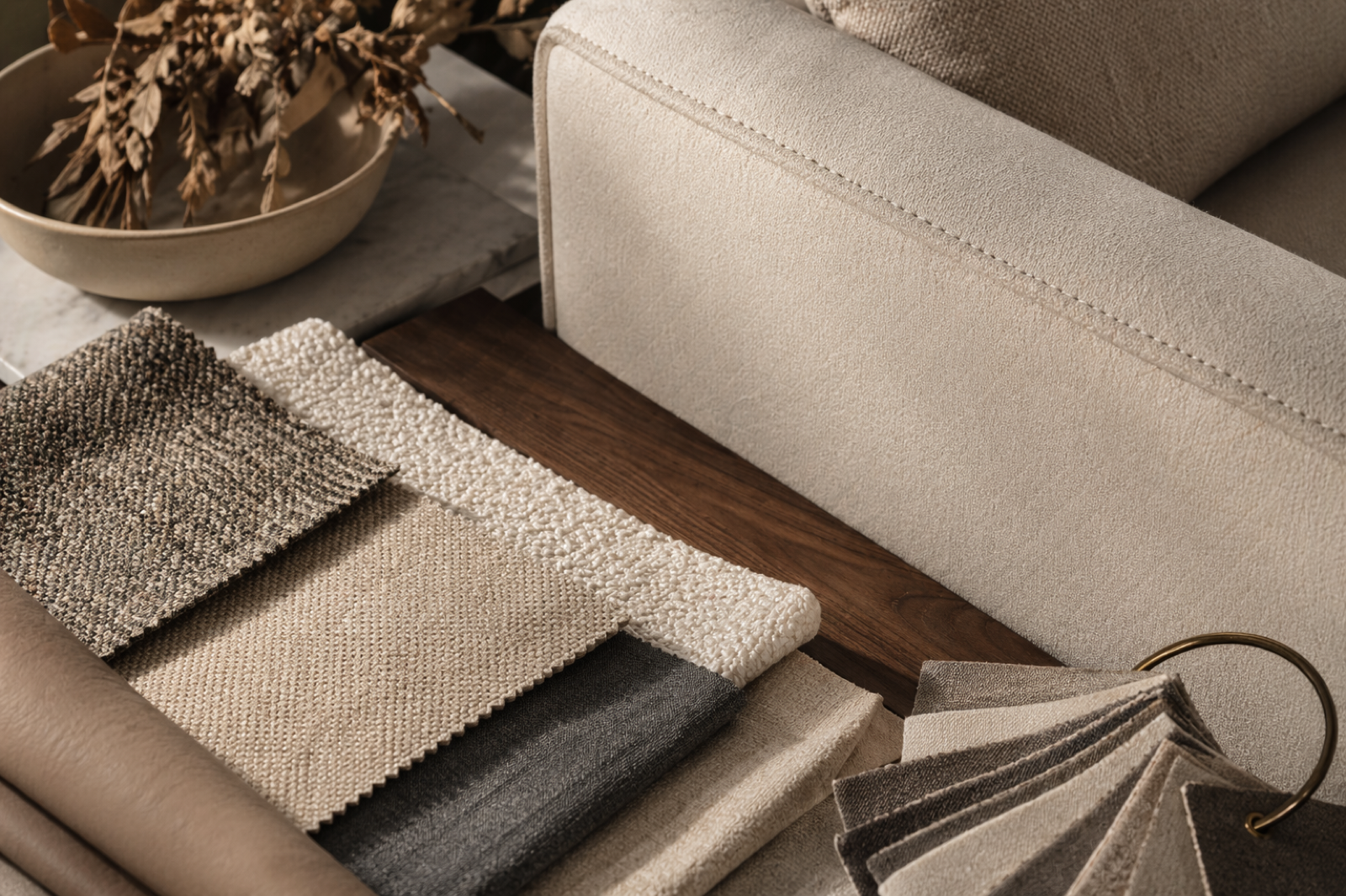 Material detail showing fabric texture and craftsmanship quality