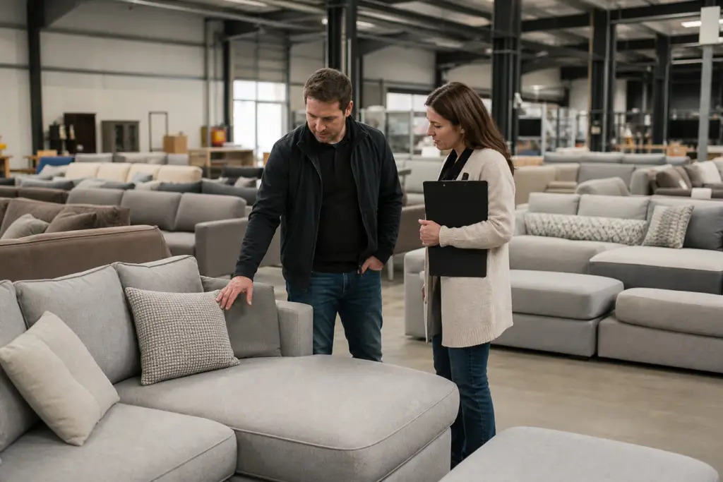 Why are fewer people coming into my furniture store? - independent furniture retailers sofa buying risk