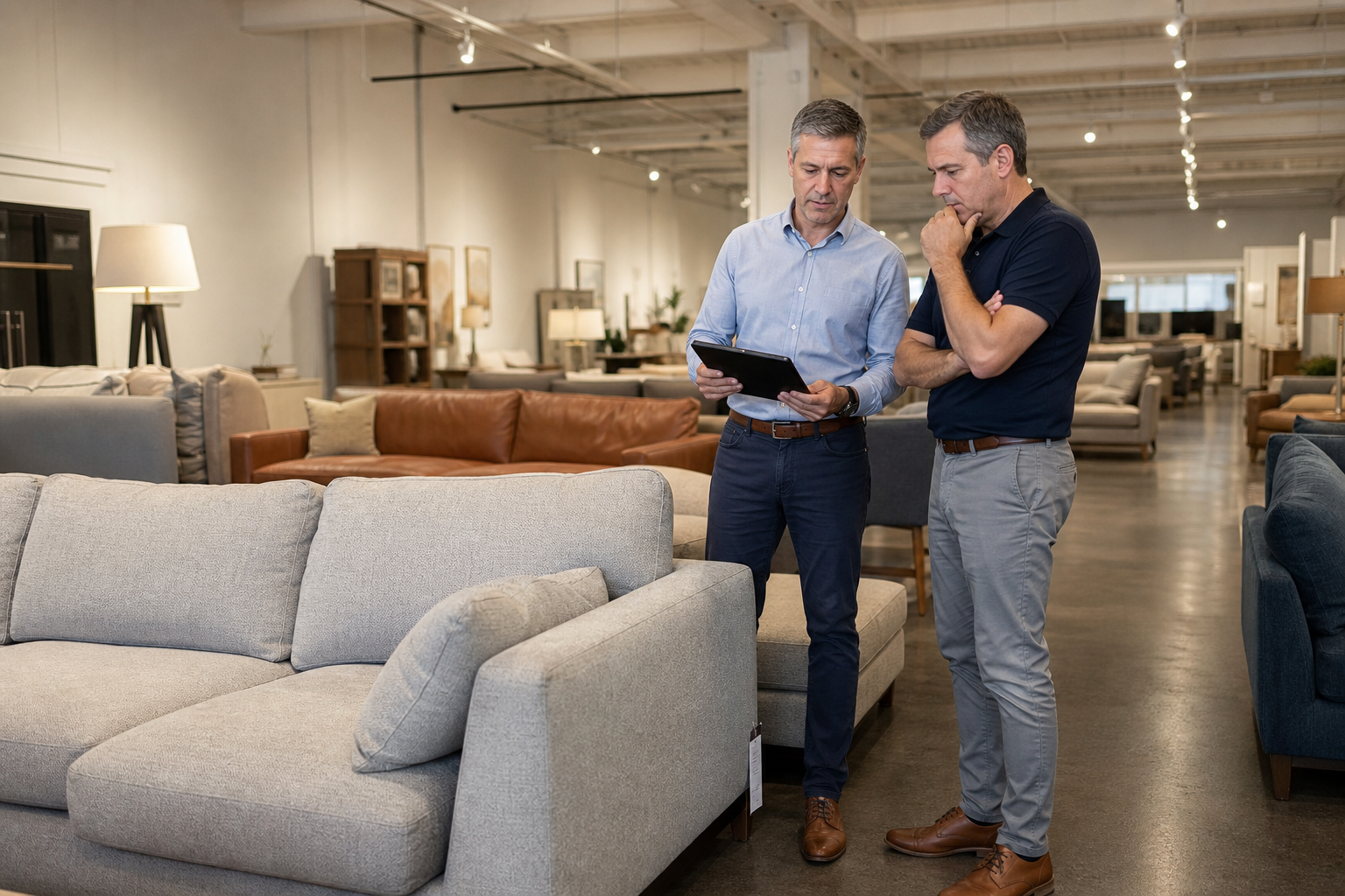independent furniture retailer reading local market signals