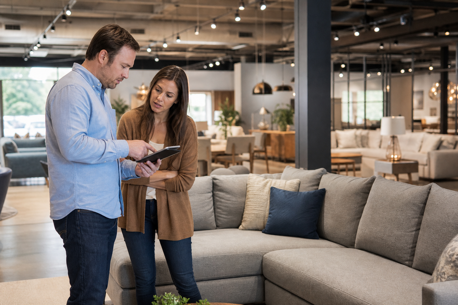 How can a furniture store turn visitors into a customer asset? for independent furniture retailers