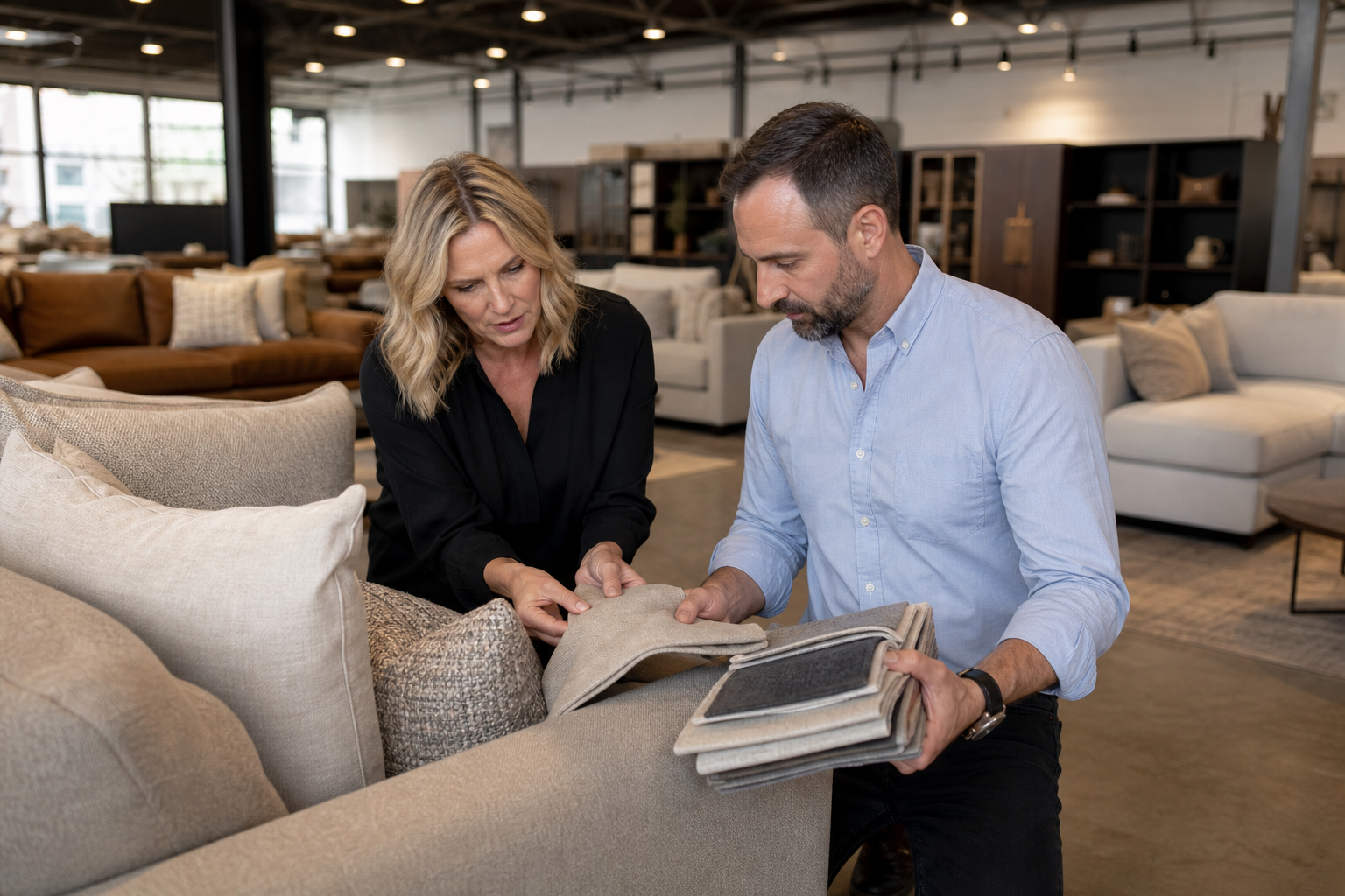 independent furniture retailer thinking through local customer signals