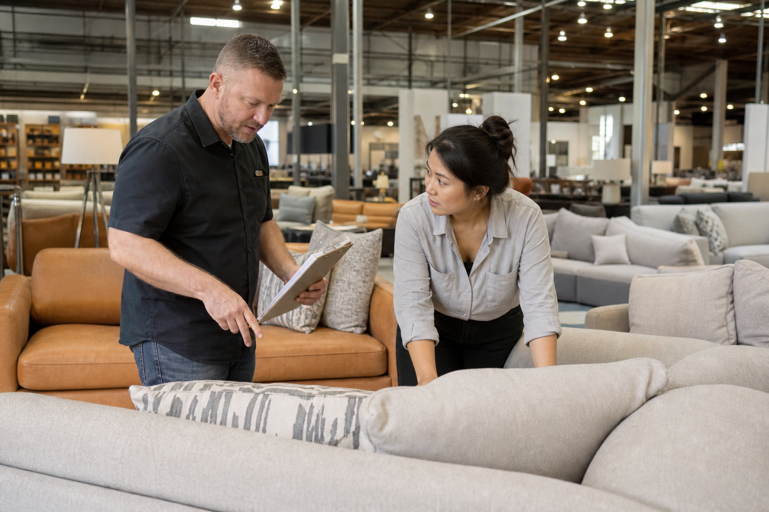independent furniture retailers sofa buying risk